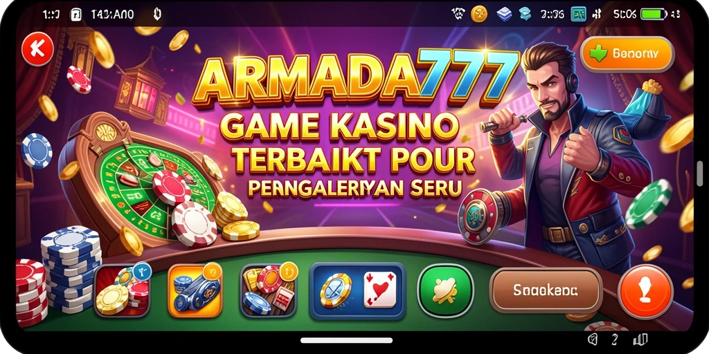 Gameplay menegangkan di ARMADA777 yang memukau para pemain Kasino.