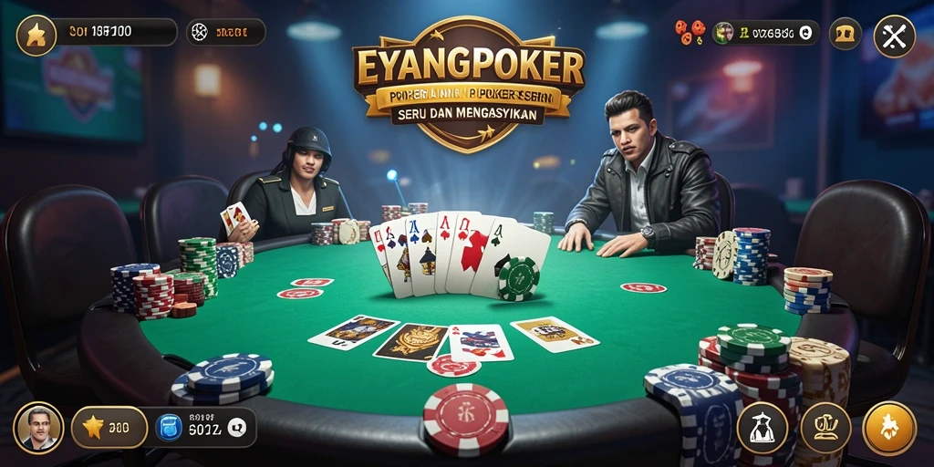 Gameplay poker menegangkan di EYANGPOKER.
