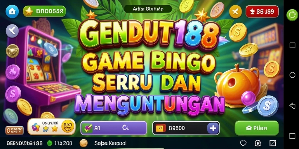 Screenshot gameplay seru GENDUT188 yang menampilkan suasana Bingo.