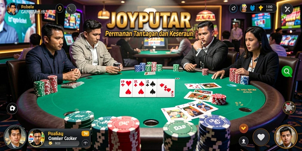 Tampilan gameplay JOYPUTAR yang menarik dan mendebarkan.