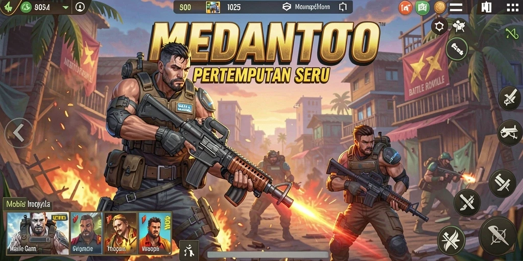 Tangkapan layar memperlihatkan aksi seru dalam MEDANTOTO.