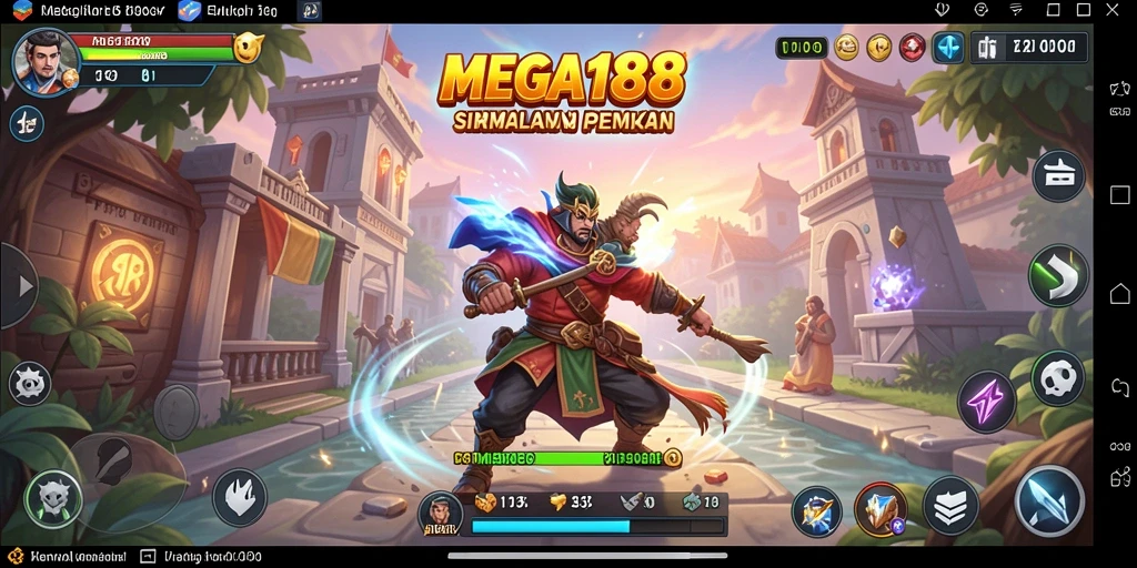 Tampilan gameplay MEGA188 yang menarik dan interaktif.