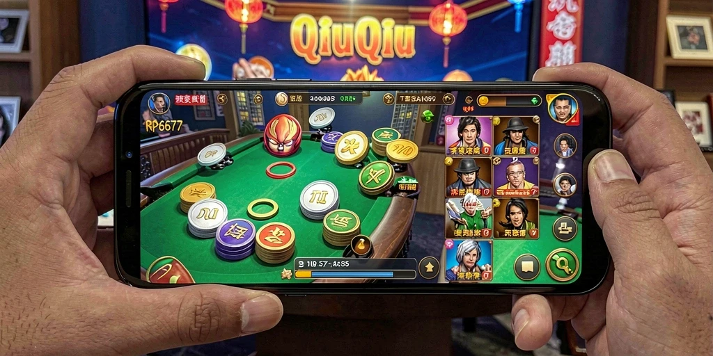 Screenshot Game QiuQiu RP6677 dengan permainan seru.