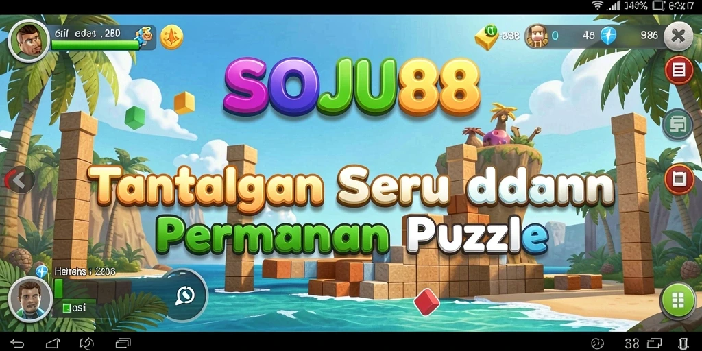 Gameplay seru dalam SOJU88, siap tantangan puzzle!