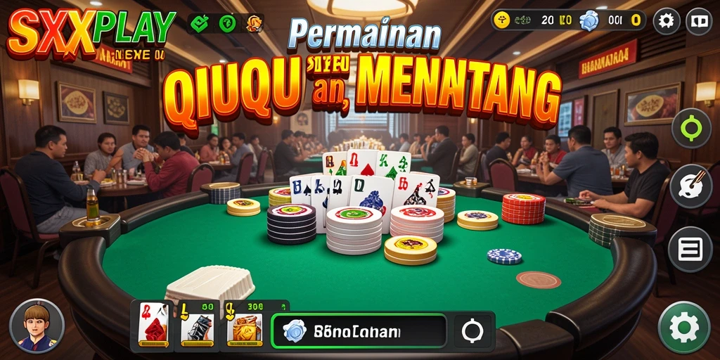 Gambaran gameplay QiuQiu yang seru dalam SXXPLAY.