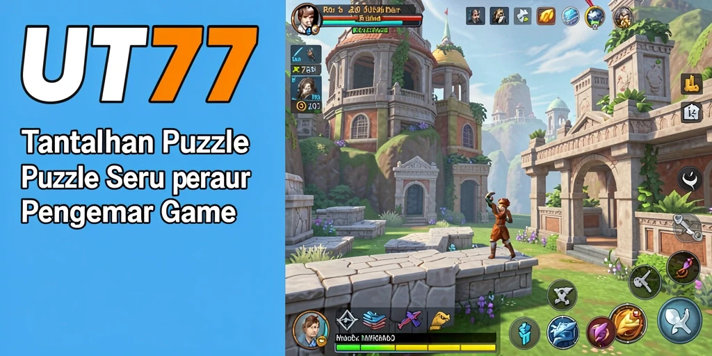Gameplay UT77 yang menantang dan penuh warna.
