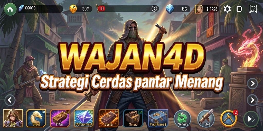 Tampilan menarik dari gameplay strategis WAJAN4D.